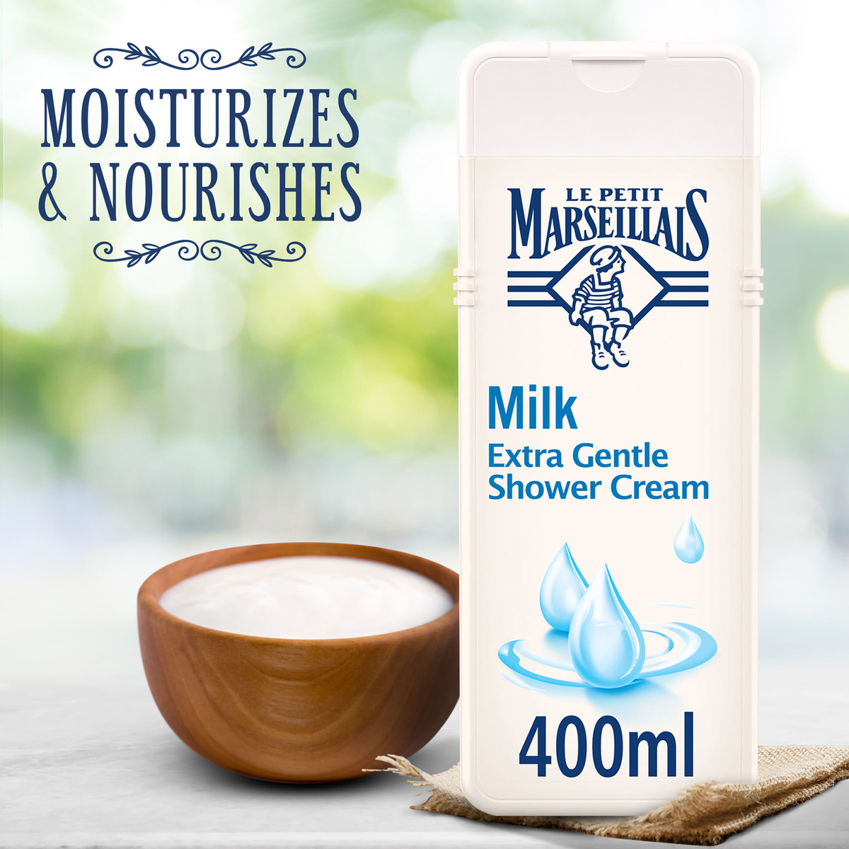 Le Petit Marseillais Shower Cream Milk Extra Gentle 400ml